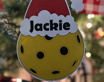 Archivo PDF SVG de adorno de Pickleball personalizado para láseres - Sólo ARCHIVO