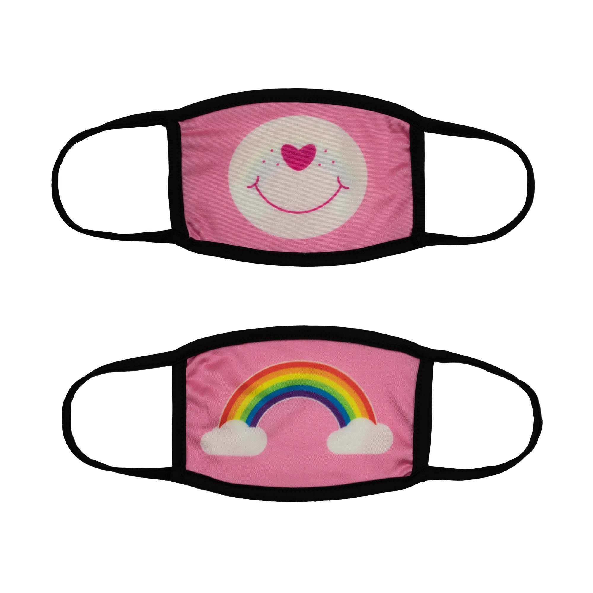 Care Bear Face Mask Care Bear Rainbow Mask Kids Reversible Etsy