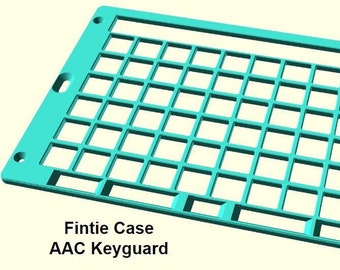 AAC app Keyguard for Fintie Case, 3D Printed (keyguard only). Proloquo2go, TouchChat WP, TDSnap, Grid iPad, SFY, lamp wfl, coughdrop