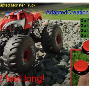 Monster Truck Giant adapté à Switch ! Utilisez jusqu&#39;à 4 interrupteurs (vendus séparément). Lien vidéo dans la description !