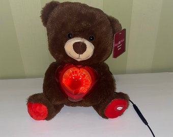 Switch adapted animated plush Brown Bear. Speech therapy, occupational therapy, special needs education, assistive technology