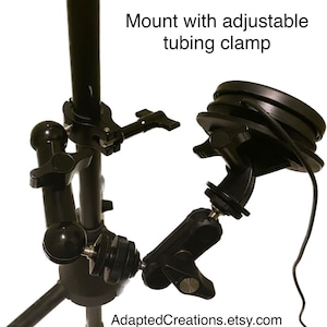 Rigid Rotating Switch Mount! Includes Clamp, Custom Switch Plate, and Velcro!
