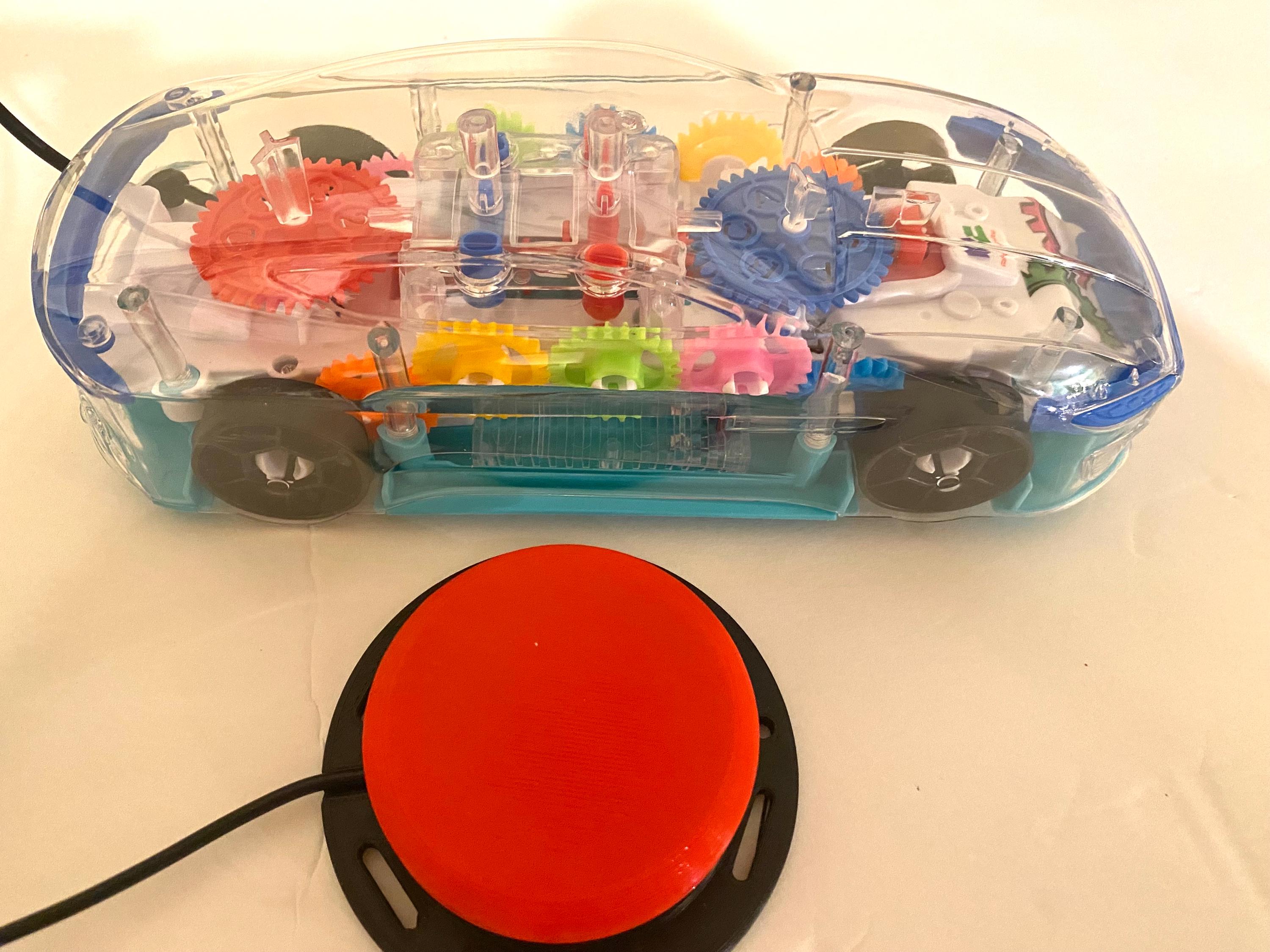 Switch Adapted Car Toy With Gears! Lights, Movement, and Music. Video ...