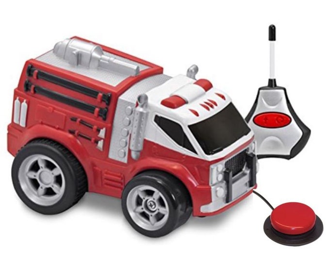 Switch Adapted Remote Fire Truck Toy! Assistive Technology, Special ...