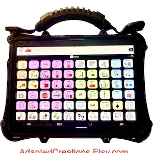 iPad 10.9 (10/11th gen, A16) AAC Keyguard Bundle for Rug-Ed Case (Lamp WFL, Pro2Go, TCWP, TDSnap, etc.) Case and keyguard only. No iPad/app.