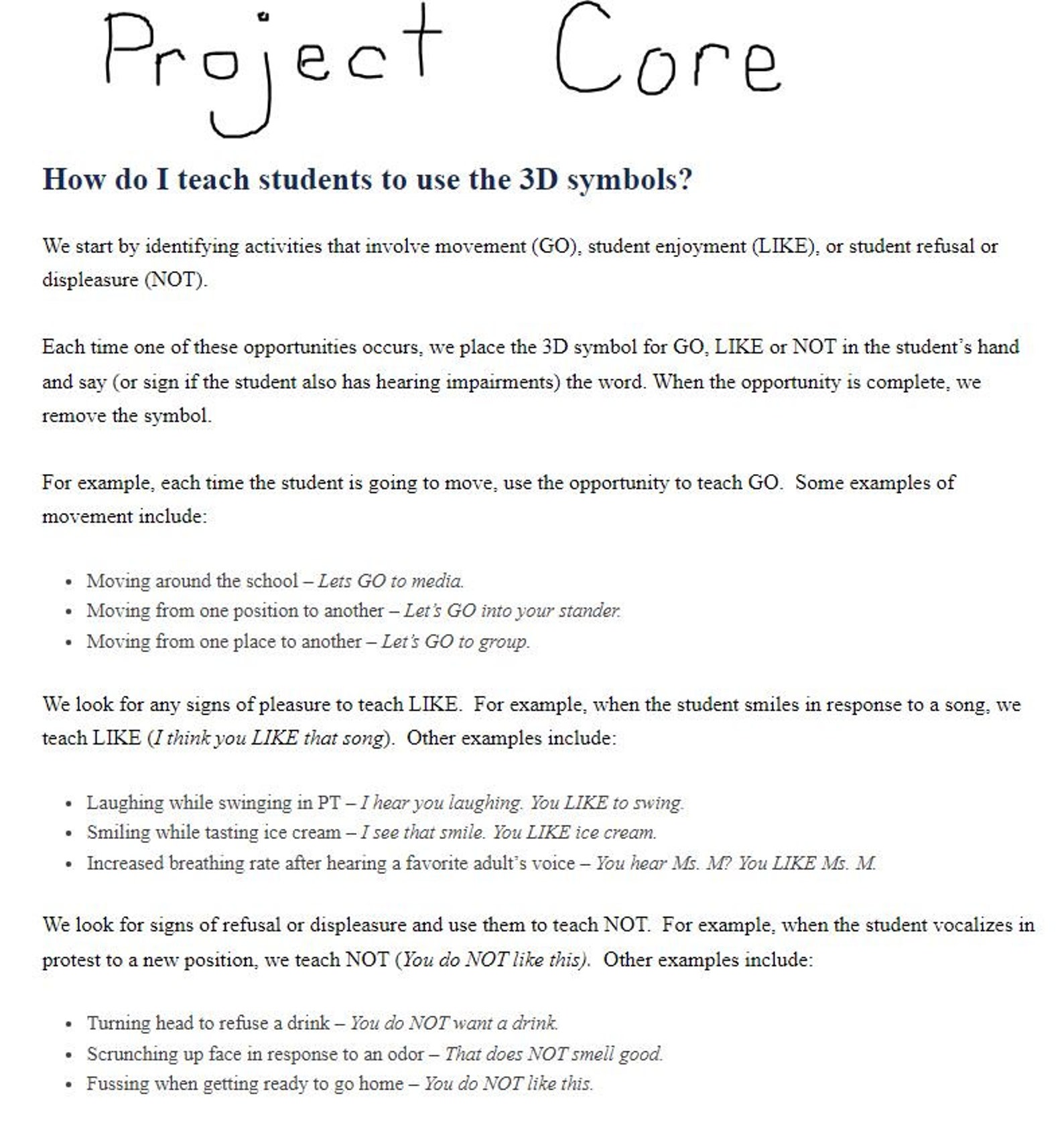 Projectcore Universal Core Vocabulary Tactile Learning Blocks Etsy