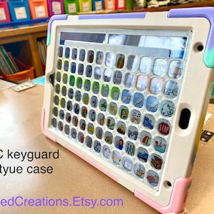 iPad 10.2 (7/8/9:e generationen) AAC-tangentskyddspaket för Batyue-skal (Lamp Words for Life, Proloquo2Go, TouchChat, TDSnap, SFY, etc.)