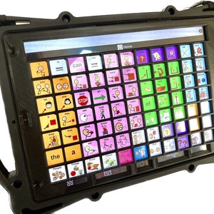 iPad 10.2 (7/8/9th Generation) AAC Keyguard Bundle for Rug-Ed Case (Lamp Words for Life, Proloquo2Go, TouchChat, TDSnap, SFY, etc.)