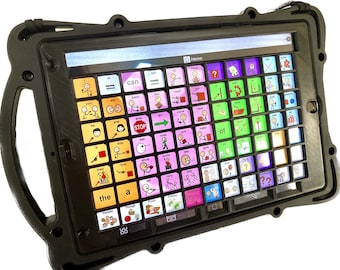 iPad 10.2 (7/8/9th Generation) AAC Keyguard Bundle for Rug-Ed Case (Lamp Words for Life, Proloquo2Go, TouchChat, TDSnap, SFY, etc.)