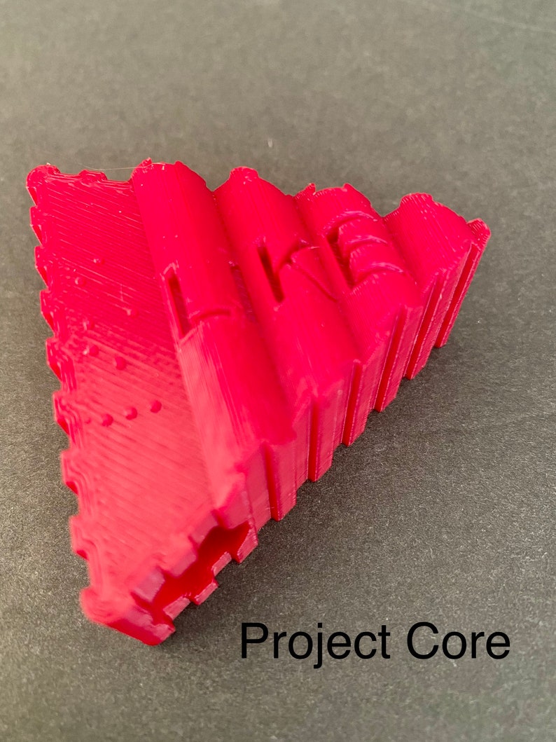 Projectcore Universal Core Vocabulary Tactile Learning Blocks 3D Printed AAC Symbols Starter