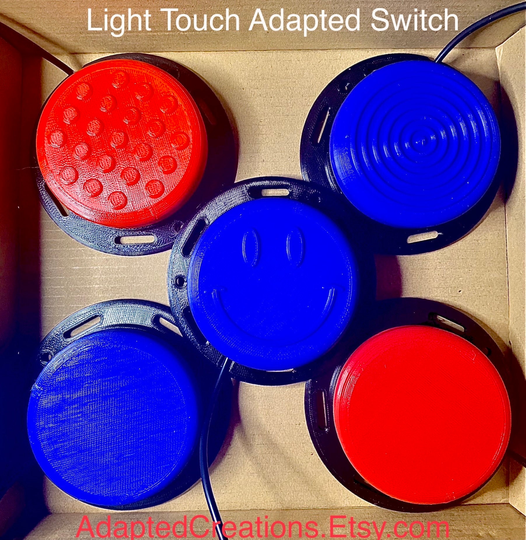 Light-Touch Anpassungsfähiger Tastenschalter für den Schalterzugang! Mehrere Texturen und Farben erhältlich!