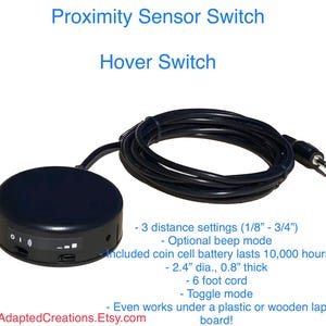 補助技術とAACのためのホバー近接センサーアダプティブスイッチ