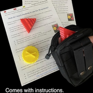 Project Core Universal Kernwortschatz taktile Lernbausteine. 3D gedrucktes AAC Symbole Starter Bundle Kit (Go, Like, Not) mit Anleitung