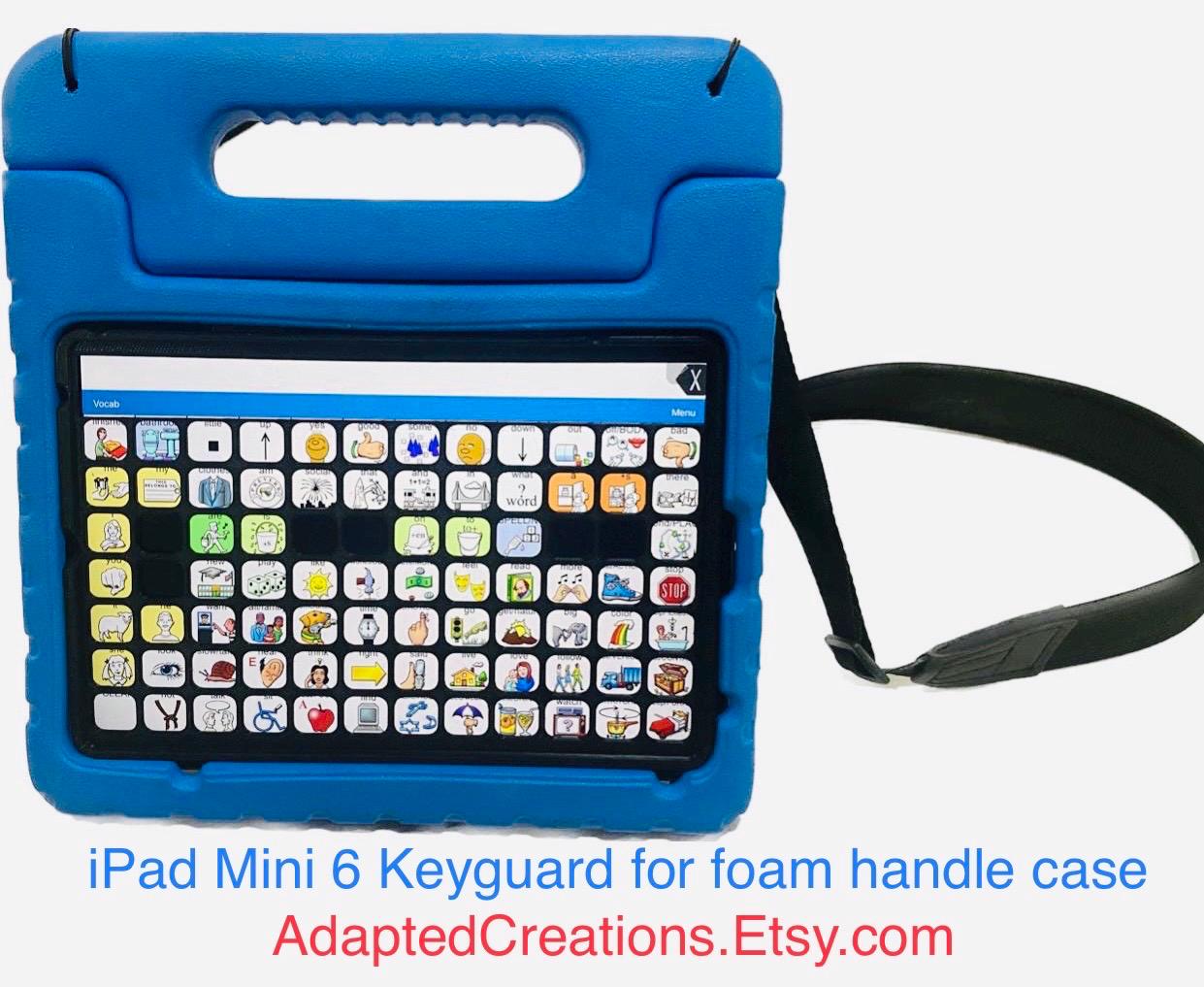IPad Mini 6/7 AAC Keyguard Bundle for Foam Handle Case. Includes a