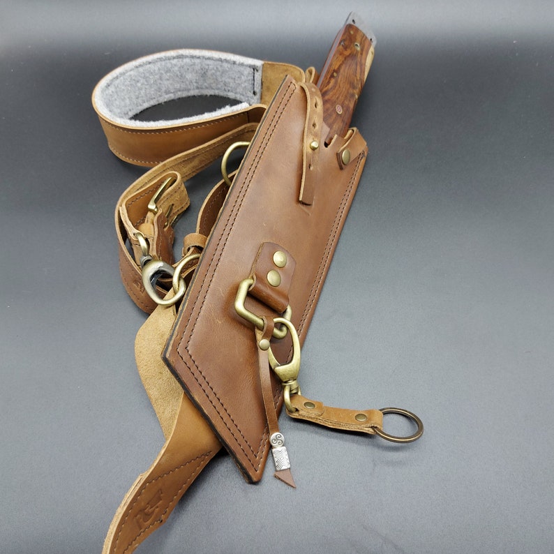 Universal Knife Sheath With Shoulder Straps Handcrafted in Etsy