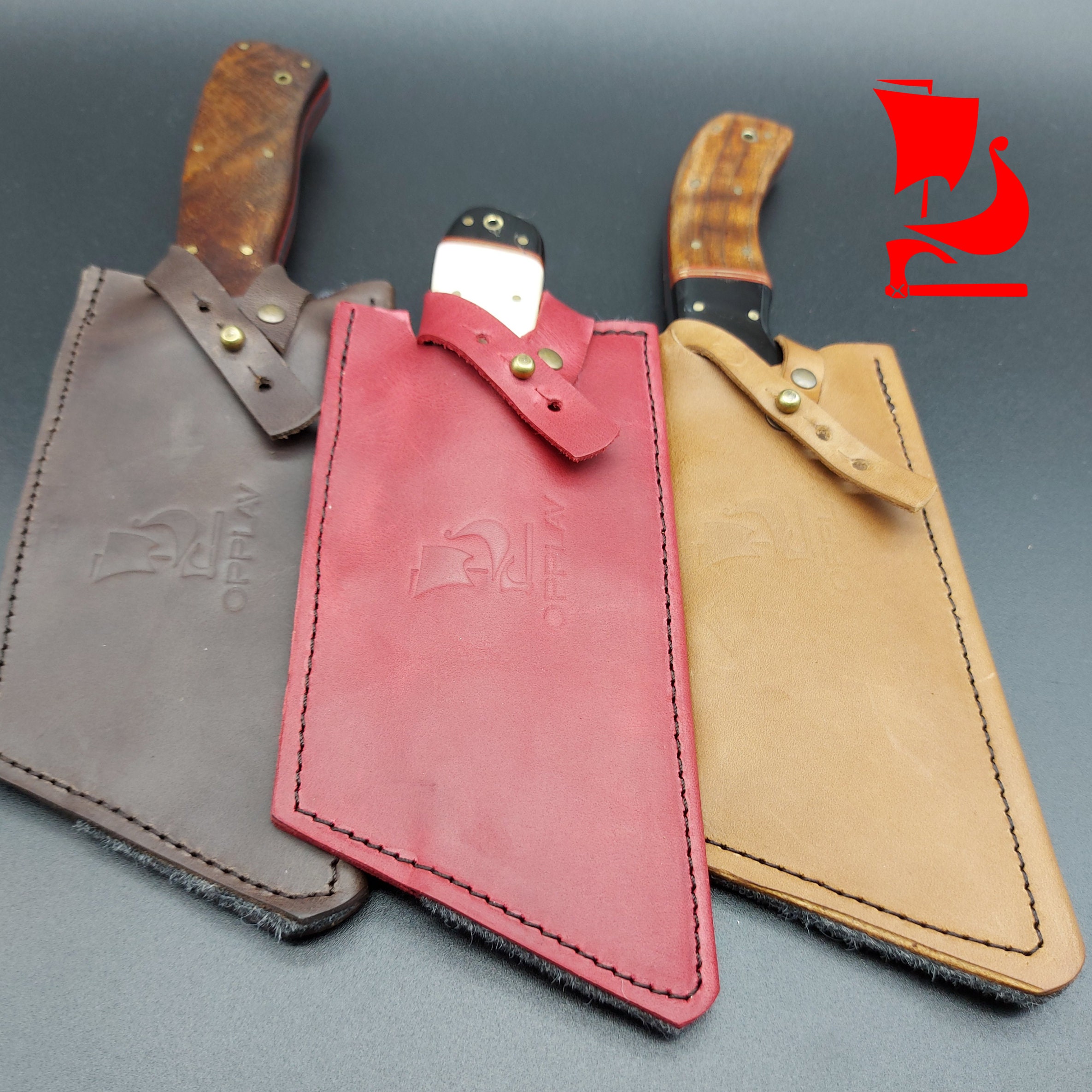 Universal knife sheath with shoulder straps handcrafted in Etsy