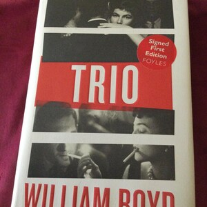 Trio William Boyd signed First Edition