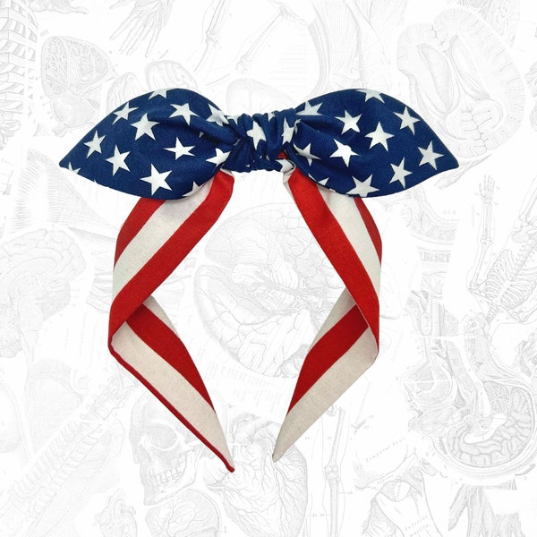 American Flag Hair Etsy