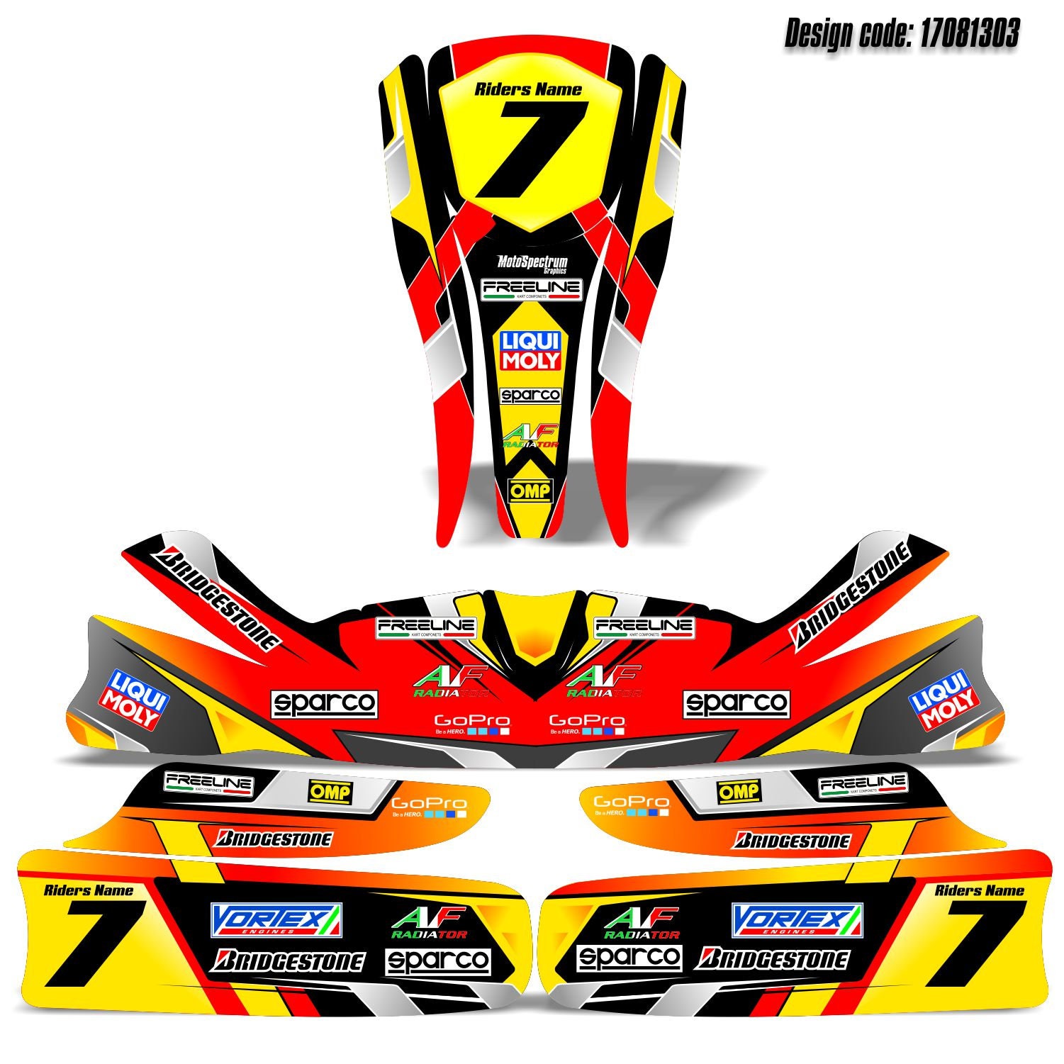 Graphics Kit for Kart Unico Custom Decal Stickers Kit for Kart Etsy UK