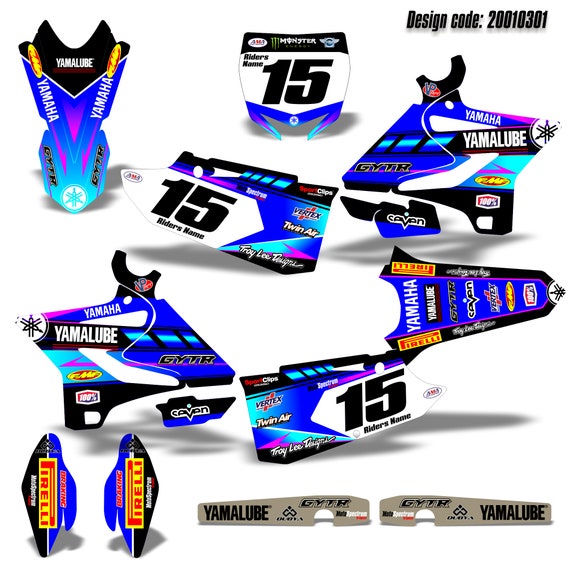 Motorcycle Graphics Kit Dirt Bike 