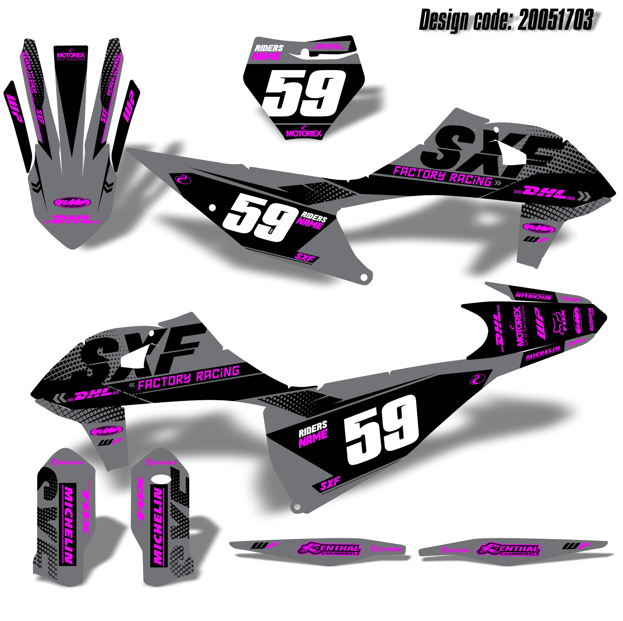 KTM SXF-SX-16-18-125-450 Black Flag Graphic Kit-White Background-FREE SHIPPING! KTM SXF-SX-16-18-125-450 Black Flag Graphic Kit-White Background-FREE SHIPPING!