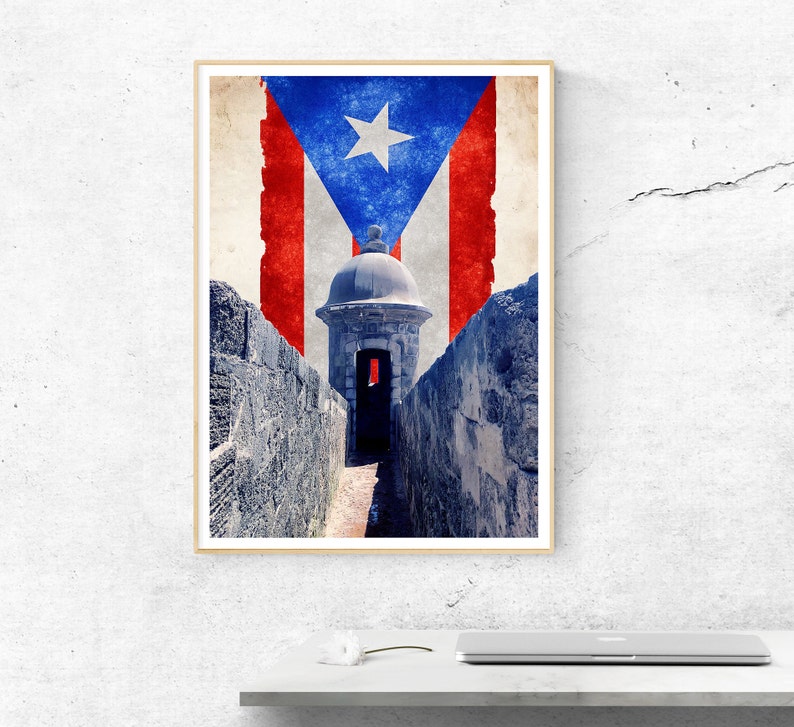 Puerto Rico Wall Art Puerto Rico Digital Art Aesthetic Room Etsy