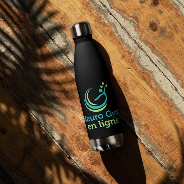 Slogan Graphic Bouteille, Good Vibes Bottle, Motivational Water Bottle, Stainless Steel Water Bottle