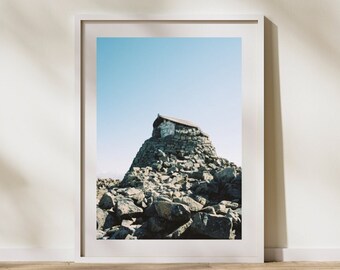 Scottish Highland Print, Ben Nevis Shelter, Fort William, 35mm digital prints, Fine Art Print unframed, Scottish Gift