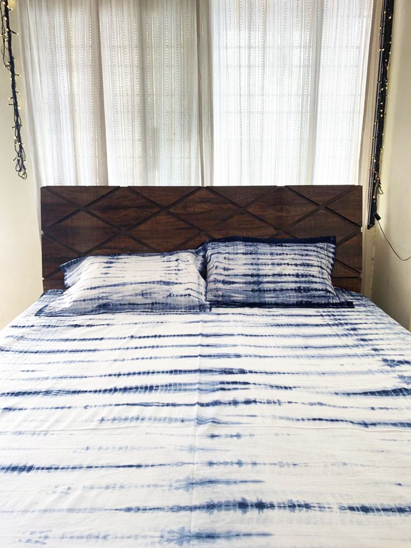 Tie Dye Bedding Tie Dye Sheets Tie Dye Indigo Sheets - Etsy