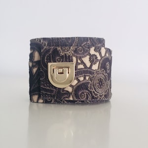 Violettes Lederarmband, Lederarmband für Damen, Lederarmband, breites Lederarmband, Lederarmband, Damenarmbänder