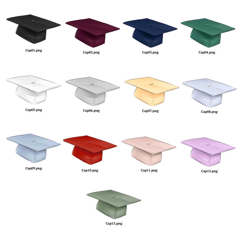 Build Your Own Male Graduate PNG Bundle Graduation Mix & Match Creator ...