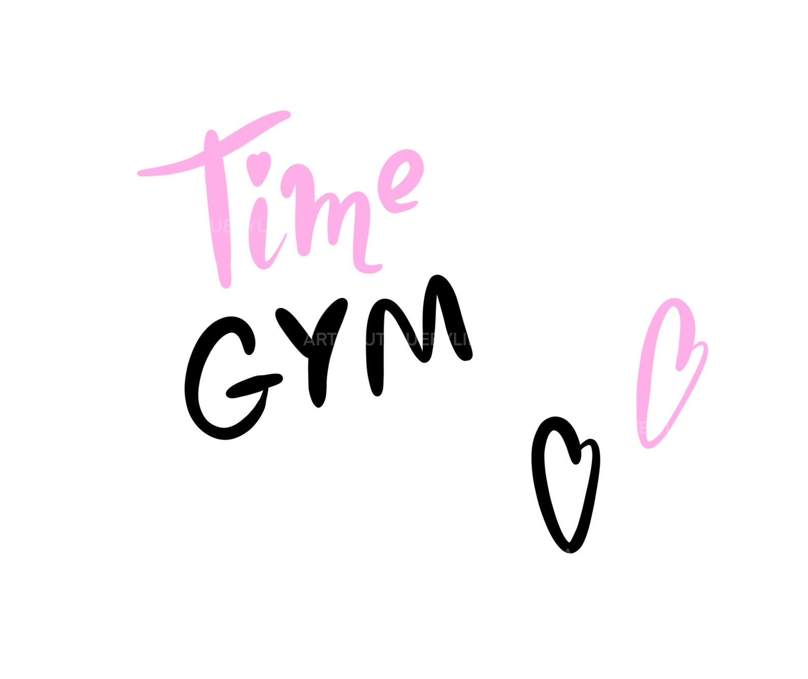 Time Gym Clipart Sport Girl Clipart Gym Girl Clipart Etsy
