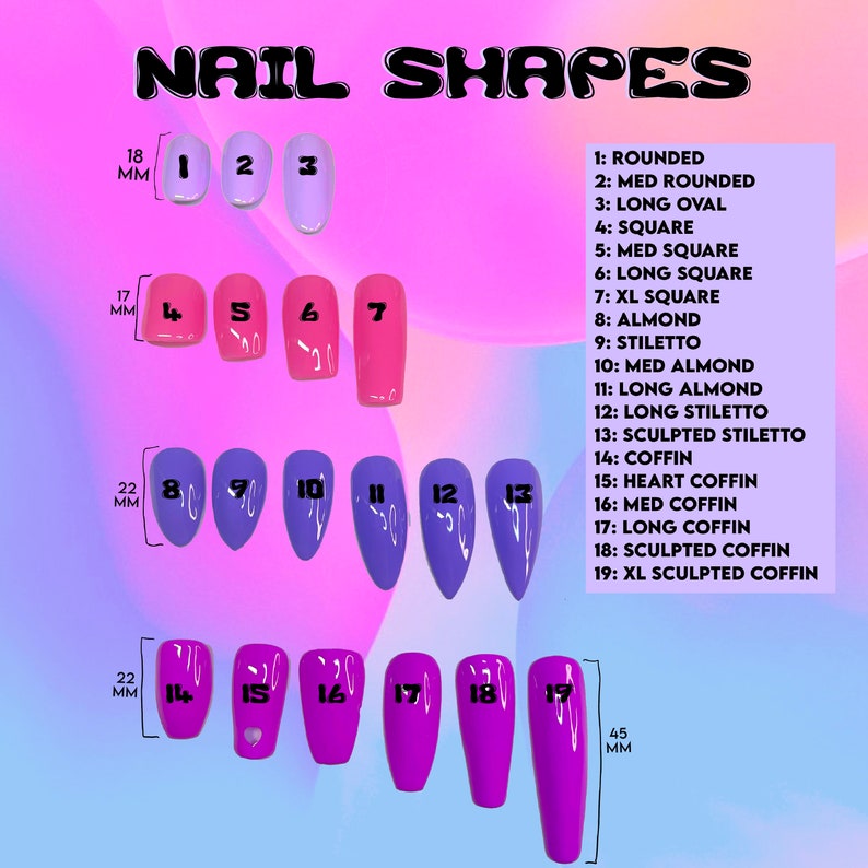 Orbital Luxury Press on Nail Set Premium Nail Art Etsy