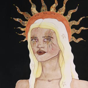 ART PRINT - Tarot series - XIX The Sun