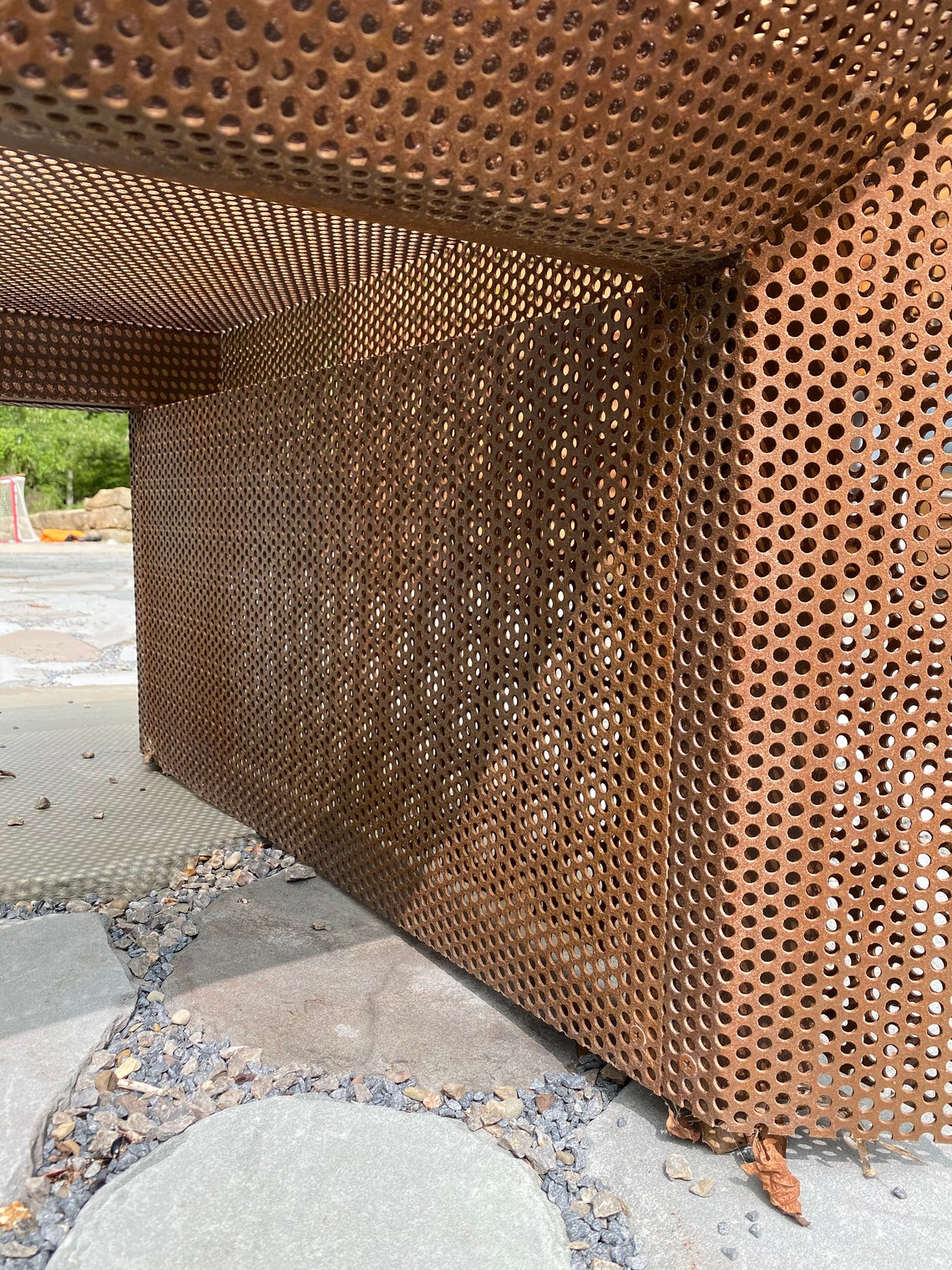 Custom Perforated Indoor/Outdoor Metal Table Etsy