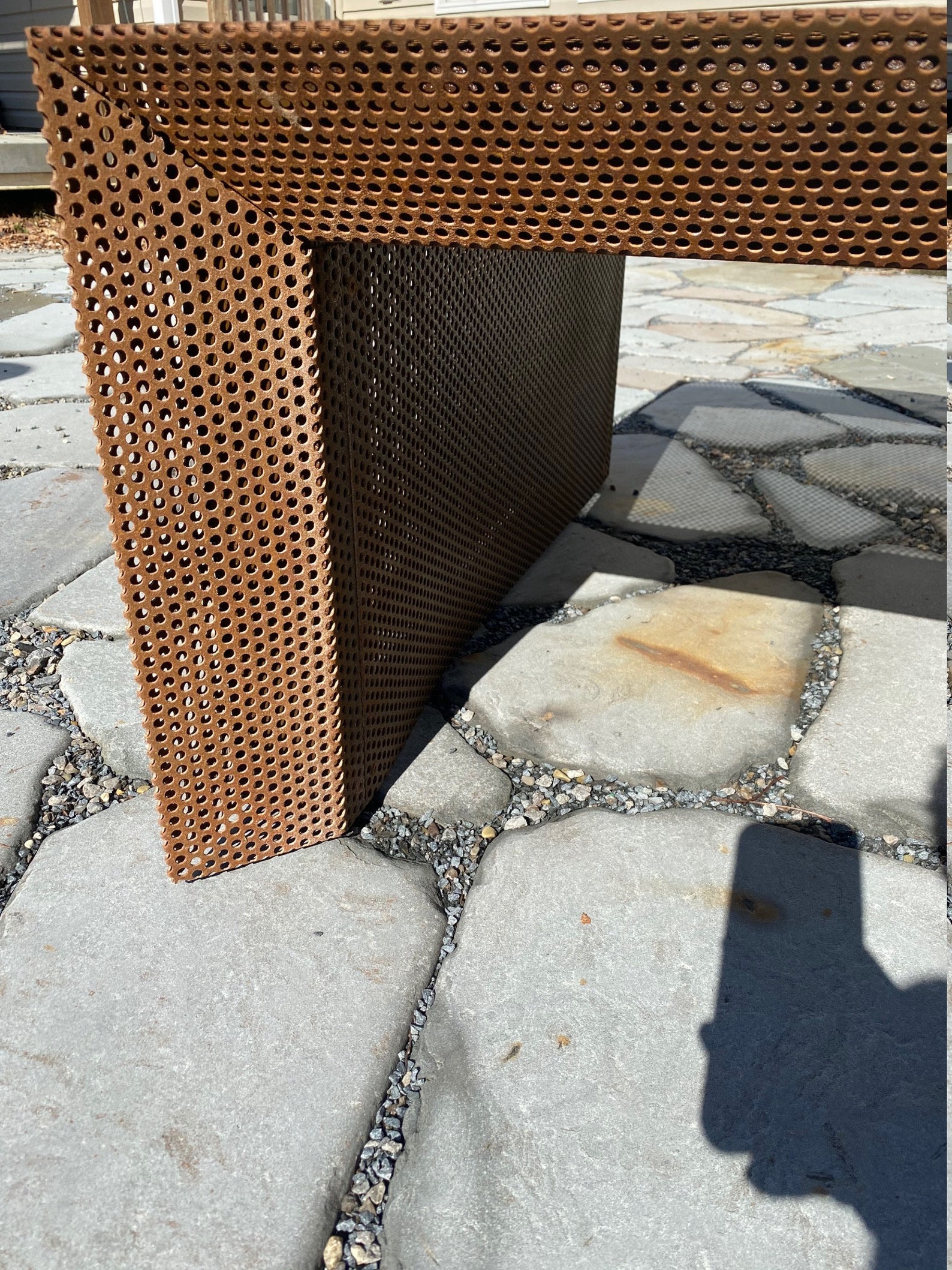 Custom Perforated Indoor/Outdoor Metal Table Etsy