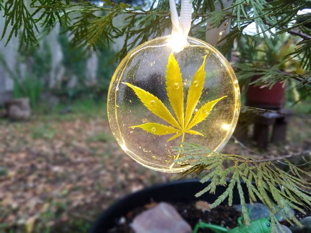 Adorno de Navidad de cannabis. Regalo de adorno de Navidad Etsy Adorno de Navidad de cannabis. Regalo de adorno de Navidad Etsy