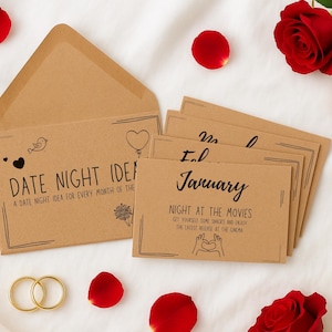 Biglietti d'auguri per l'anno delle date: regalo romantico di San Valentino per marito, moglie, fidanzato o fidanzata, regalo di anniversario