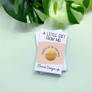 Scratch Cards Fully Custom & Can Be Personalised With Logo, Social ...