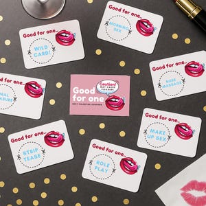Dirty Couples Coupon Cards – Romantic Gift, Valentine Idea, Anniversary 3x2 Pack