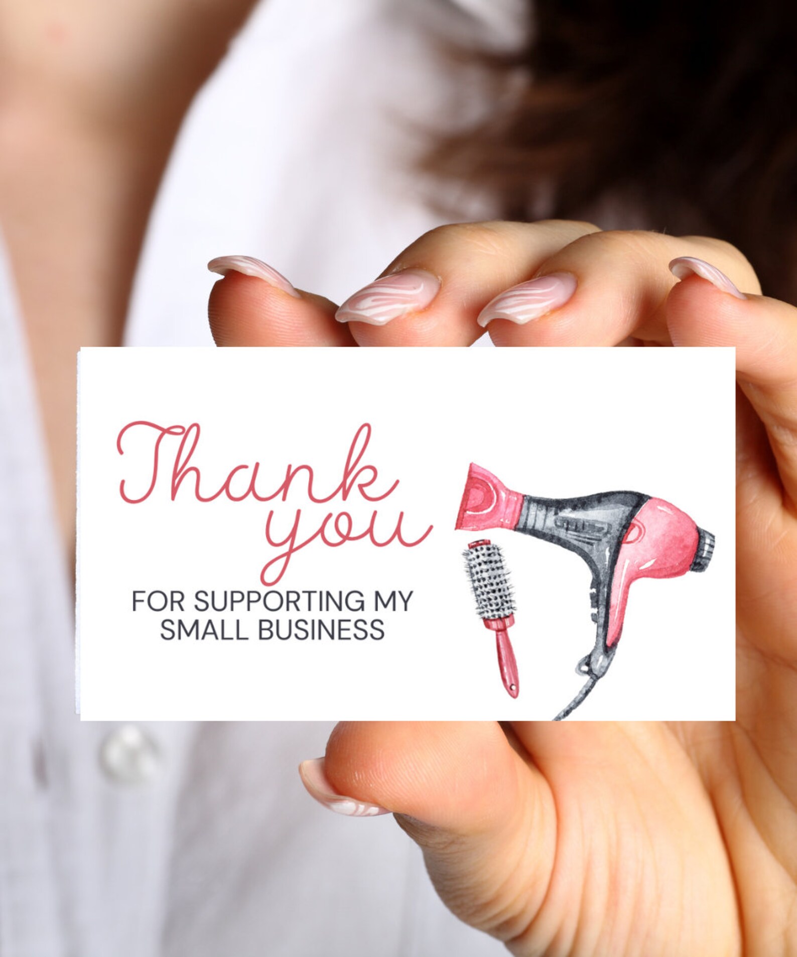 25 Salon Thank You For Supporting My Small Business Note Cards Etsy