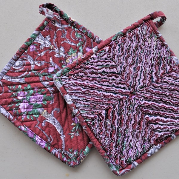 Chenille Pot Holders Etsy