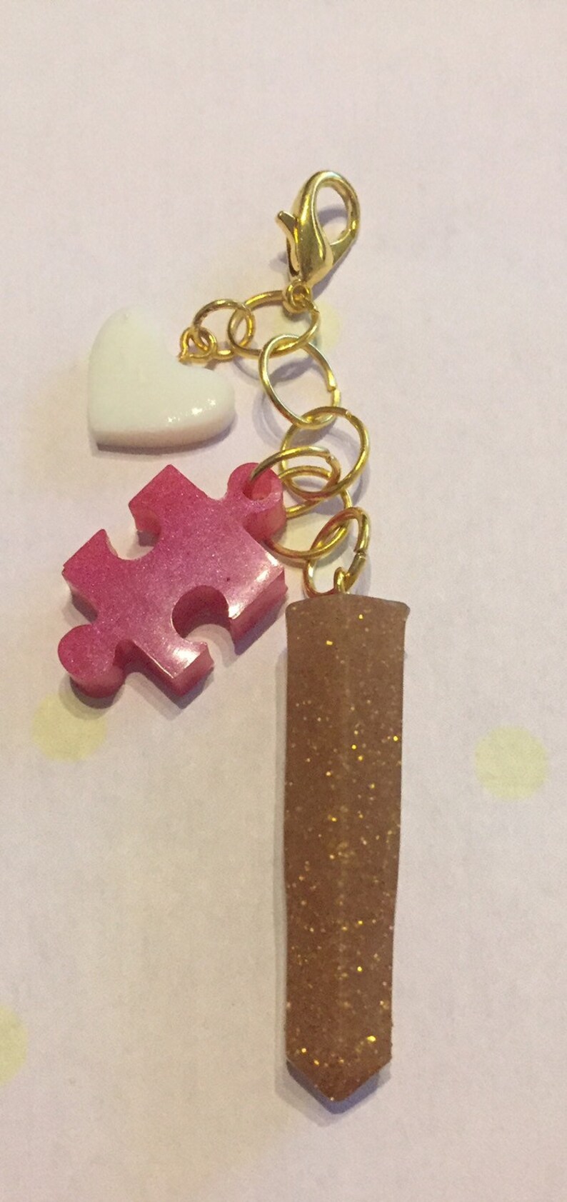 Autism Awareness Puzzle Keychain!