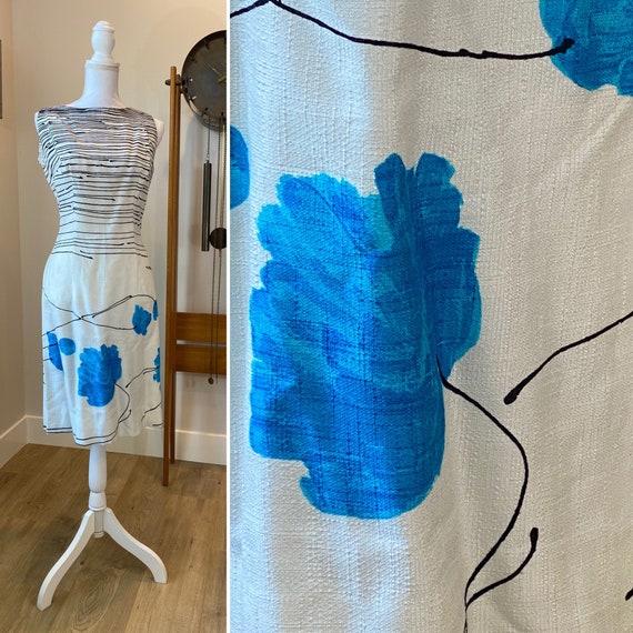 1960s Rappi painted dress • Medium