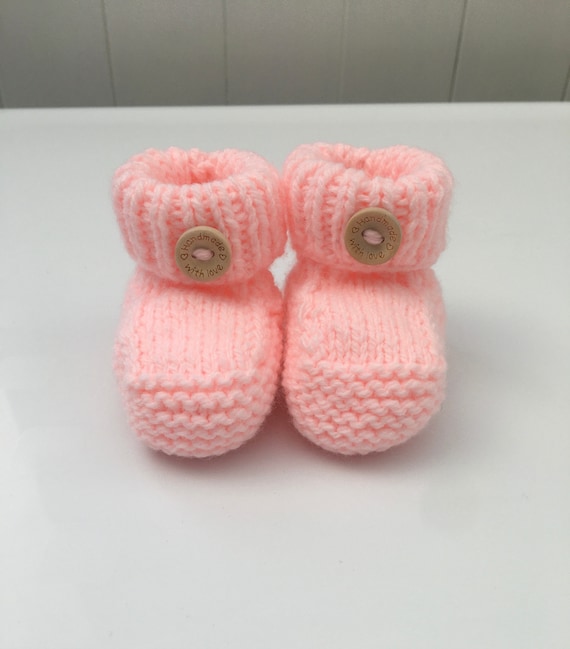 diapositiva Guardia Opcional Botines rosados para niñas zapatos para bebés recién nacidos - Etsy España