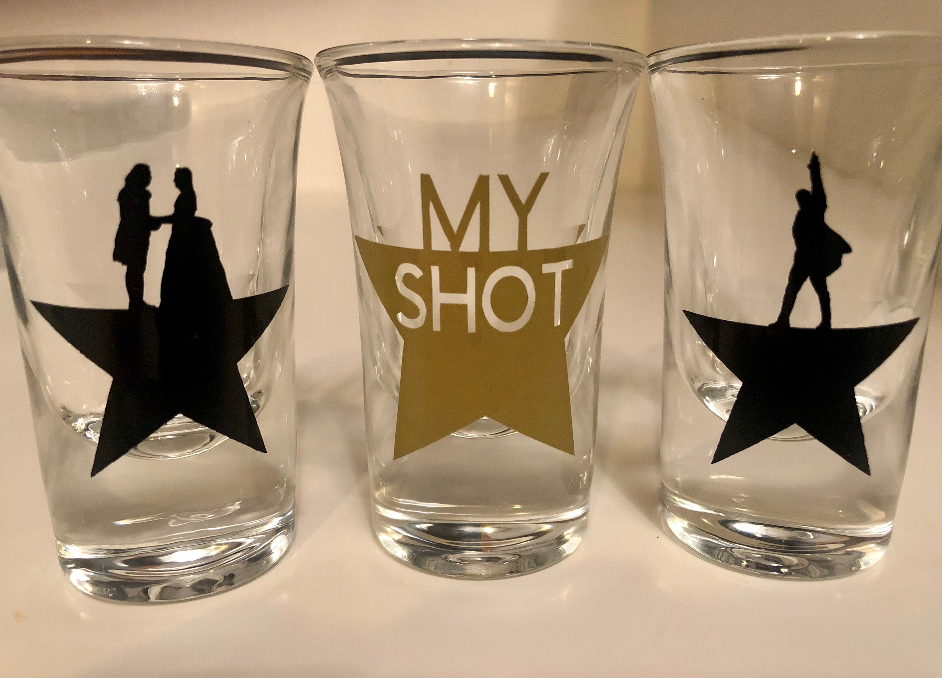 My Shot Hamilton the Musical Shot Glass Etsy UK