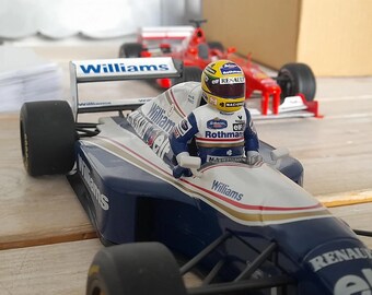 1:18 アイルトン・セナ ウィリアムズ ドライバー フィギュア F1 モデル