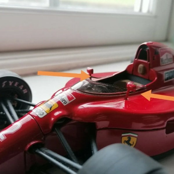 1:18 scale Replacement Ferrari 641 1990s spare parts Mansell Prost Exoto model