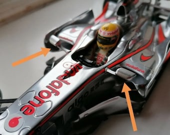 限定フォトプリント F1 2008 LEWIS HAMILTON McLaren-Mercedes MP4-23
