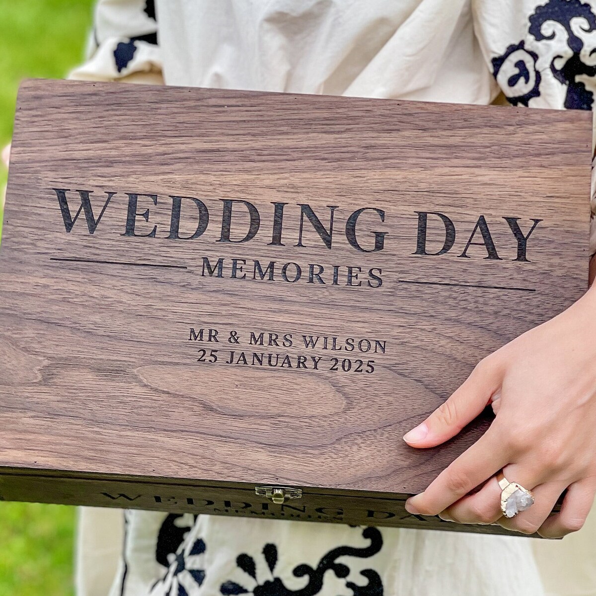 Wedding Engagement Gift for Couples Personalized Wooden Memory Keepsake Card Box Christmas Gift for Bride Groom Wife Him Her Wedding Cardbox - Etsy